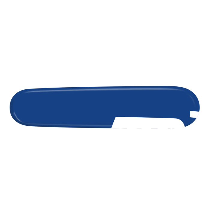 Задняя накладка для ножей VICTORINOX 91 мм, пластиковая, синяя для нанесения логотипа