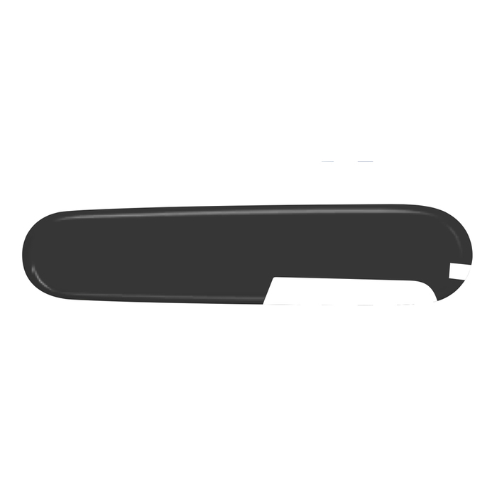 Задняя накладка для ножей VICTORINOX 91 мм, пластиковая, чёрная для нанесения логотипа