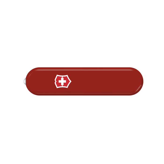 Передняя накладка для ножей VICTORINOX SwissLite 58 мм, пластиковая, красная для нанесения логотипа