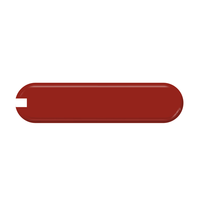 Задняя накладка для ножей VICTORINOX 58 мм, пластиковая, красная для нанесения логотипа