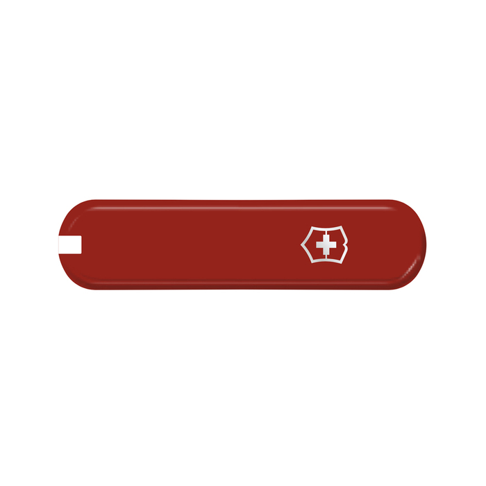 Передняя накладка для ножей VICTORINOX 65 мм, пластиковая, красная для нанесения логотипа