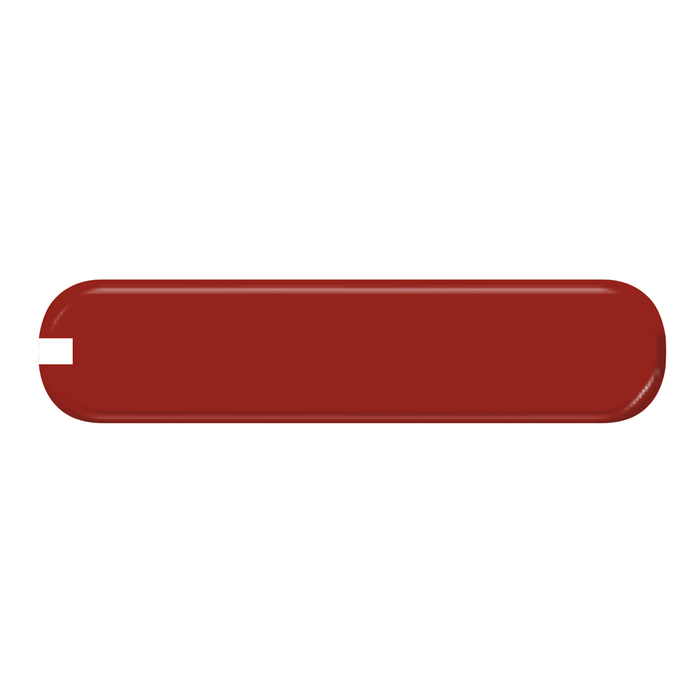 Задняя накладка для ножей VICTORINOX 74 мм, пластиковая, красная для нанесения логотипа