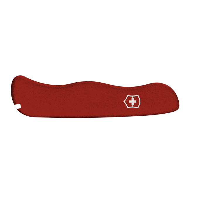 Передняя накладка для ножей VICTORINOX 111 мм, нейлоновая, красная для нанесения логотипа
