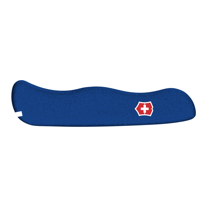 Передняя накладка для ножей VICTORINOX 111 мм, нейлоновая, синяя для нанесения логотипа