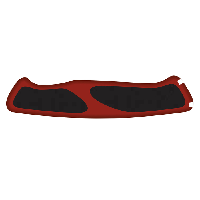 Задняя накладка для ножей VICTORINOX 130 мм, нейлоновая, красно-чёрная для нанесения логотипа