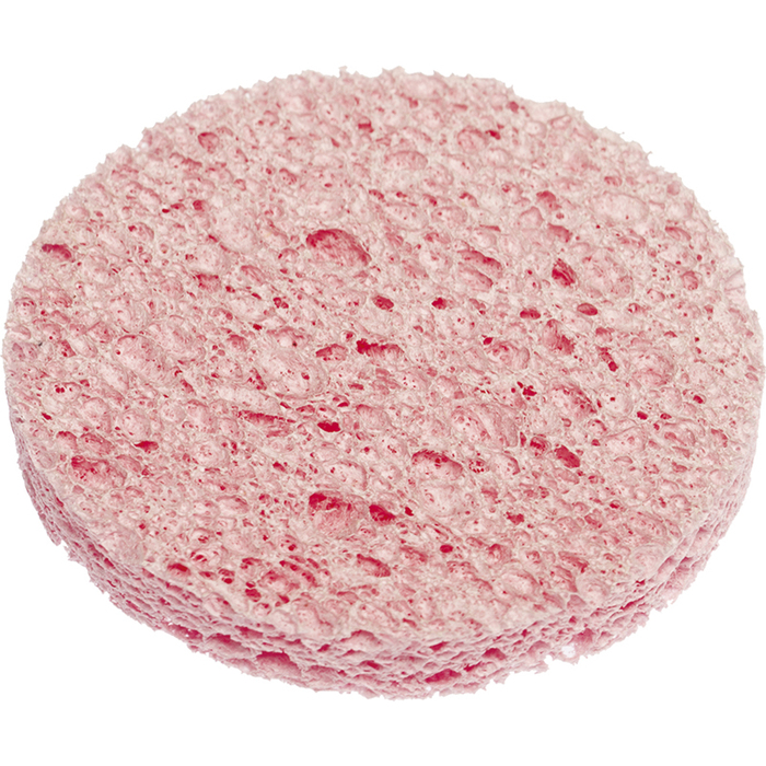 Спонж Dewal Beauty для снятия макияжа, розовый, 60 x 60 x 8 мм, 3 шт для нанесения логотипа