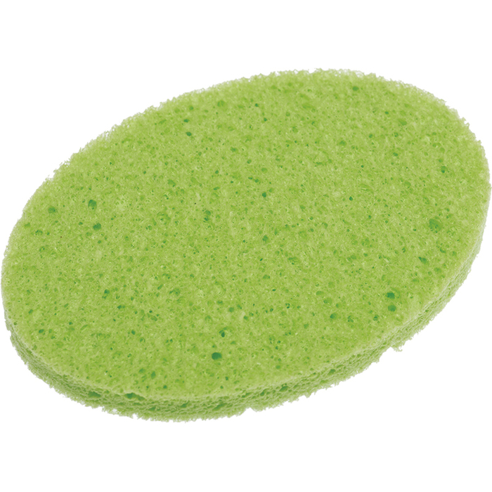 Спонж Dewal Beauty для снятия макияжа, зеленый, 75 x 105 x 10 мм, 2 шт для нанесения логотипа