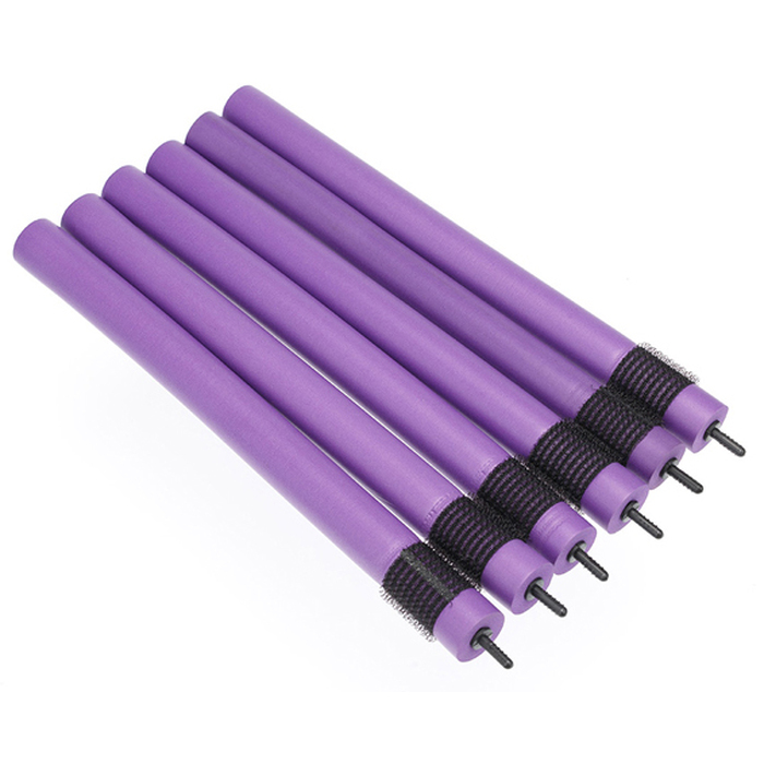 Бигуди-бумеранги Dewal Beauty d20ммx240мм(6шт) фиолетовые для нанесения логотипа