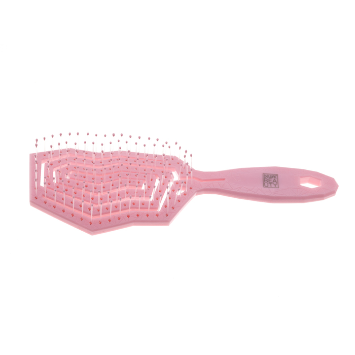 Щетка Dewal Beauty серия "Friendly", продувная, с нейлоновым штифтом, форма айсберг для нанесения логотипа