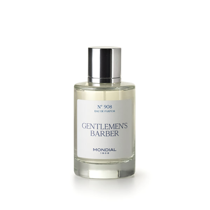Парфюмерная вода MONDIAL «№908» серии «Барбер для джентльменов» | №908 Gentlemen's Barber Eau de Parfum, 100 мл для нанесения логотипа