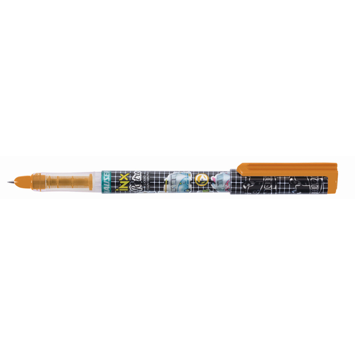 Перьевая ручка Hauser INX Retro, пластик, оранжевая для нанесения логотипа