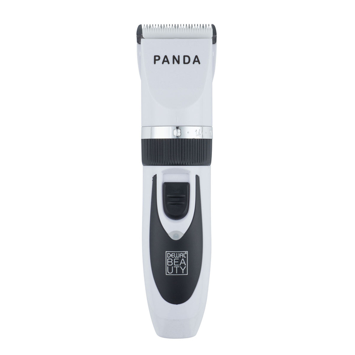 Машинка для стрижки волос DEWAL BEAUTY Panda White, белая, 0.8 - 2.0мм для нанесения логотипа