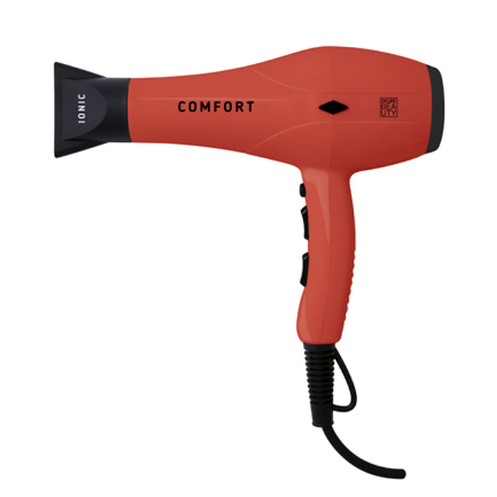 Фен DEWAL BEAUTY Comfort Red, красный, 2200 Вт, 1 насадка для нанесения логотипа