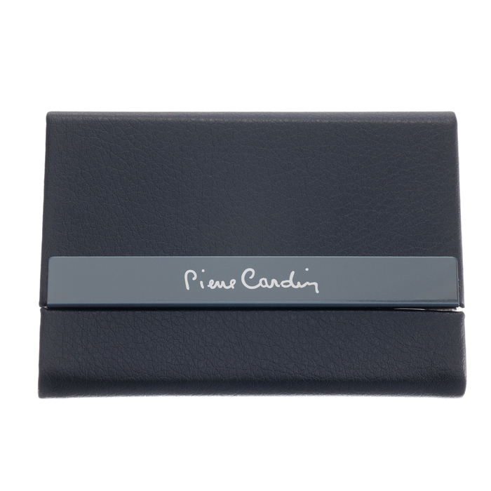 Визитница Pierre Cardin. Корпус - иск.кожа. Размер 9,5 х 6,6 х 1,4 см. Цвет - черный. для нанесения логотипа