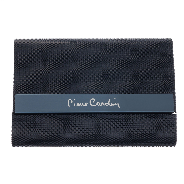 Визитница Pierre Cardin. Корпус - иск.кожа. Размер 9,5 х 6,6 х 1,4 см. Цвет - черный. для нанесения логотипа