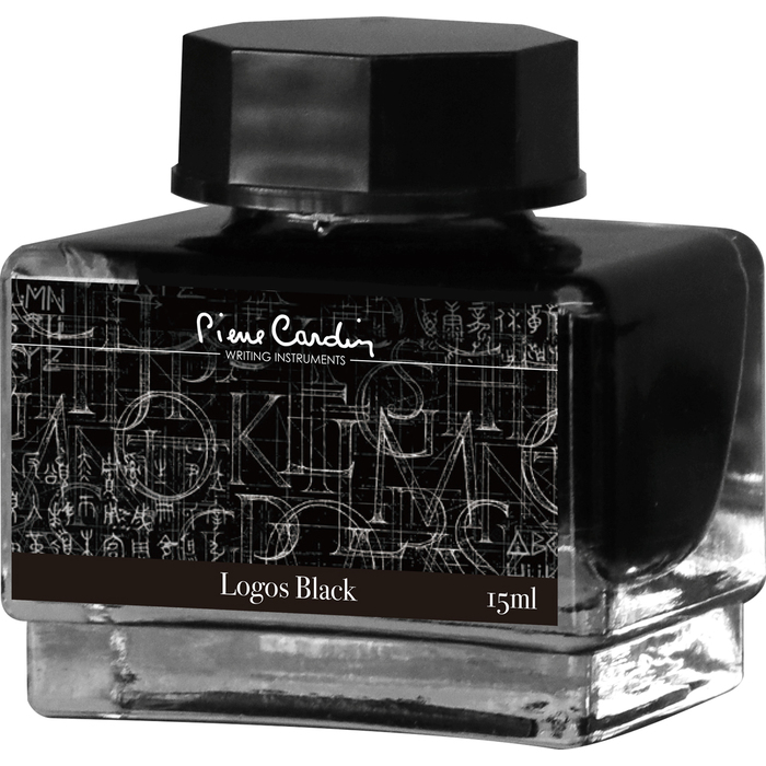 Флакон чернил Pierre Cardin 15мл, коллекция «ГОРОДСКАЯ ФАНТАЗИЯ | CITY FANTASY» цвет Logos Black (Черный) для нанесения логотипа