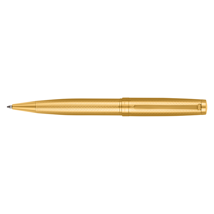 Ручка шариковая Pierre Cardin коллекция «ЛЮКС | GOLDEN». Цвет - золотистый. Упаковка B-1 для нанесения логотипа