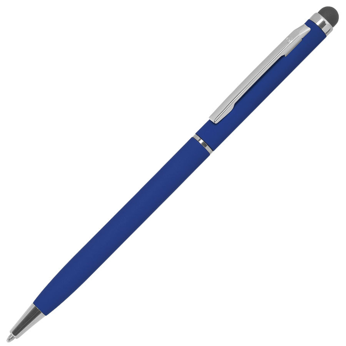 Ручка шариковая со стилусом TOUCHWRITER SOFT, покрытие soft touch для нанесения логотипа