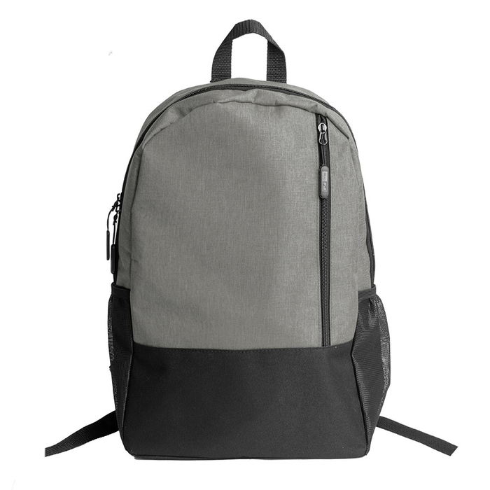 Рюкзак водостойкий "PULL", серый/чёрный, 45 x 28 x 11 см, 100% полиэстер 300D+600D для нанесения логотипа