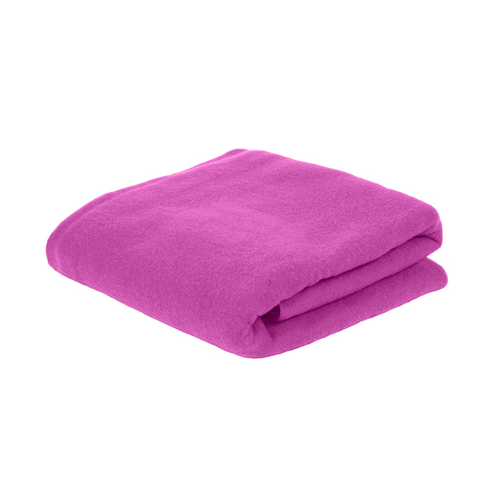 Плед PLAIN, 100х140 см, флис 150 гр/м2; 100% полиэстер для нанесения логотипа