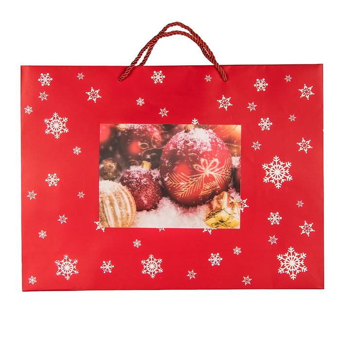 Пакет малый RED WONDER размер 32 x 27 x 11 см, для нанесения логотипа