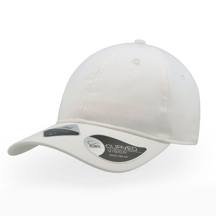 Бейсболка с NFC-меткой в козырьке GREEN CAP 265 из органического хлопка для нанесения логотипа