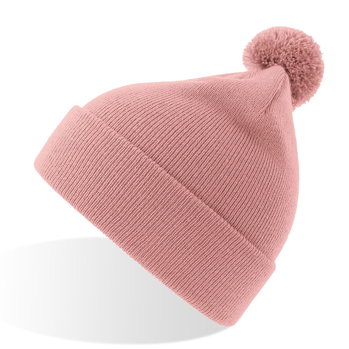 Шапка вязаная детская с помпоном KID WIND-S для нанесения логотипа