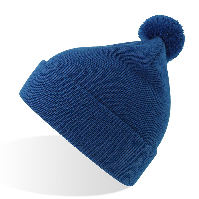 Шапка вязаная детская с помпоном KID WIND-S для нанесения логотипа