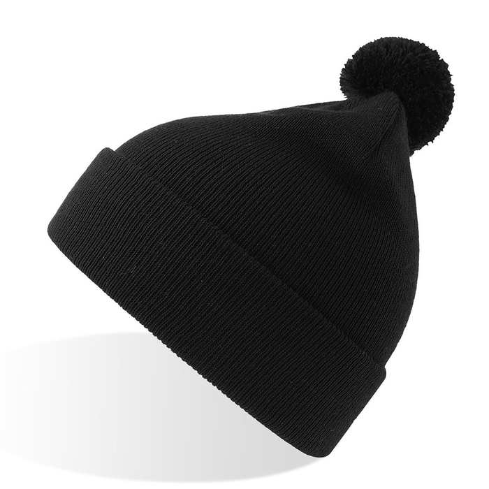 Шапка вязаная детская с помпоном KID WIND-S для нанесения логотипа