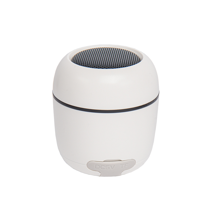 Портативная mini Bluetooth-колонка Sound Burger "Bang" белая для нанесения логотипа