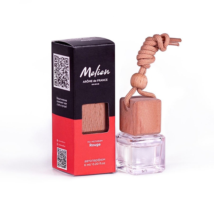 Парфюм MELIEN для автомобиля и интерьера по мотивам Rouge для нанесения логотипа