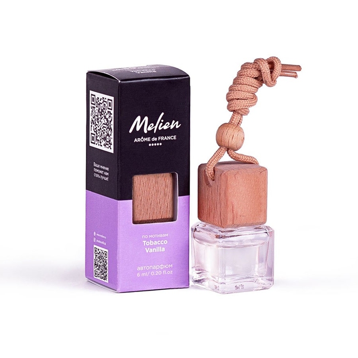 Парфюм MELIEN для автомобиля и интерьера по мотивам Tobacco Vanilla для нанесения логотипа