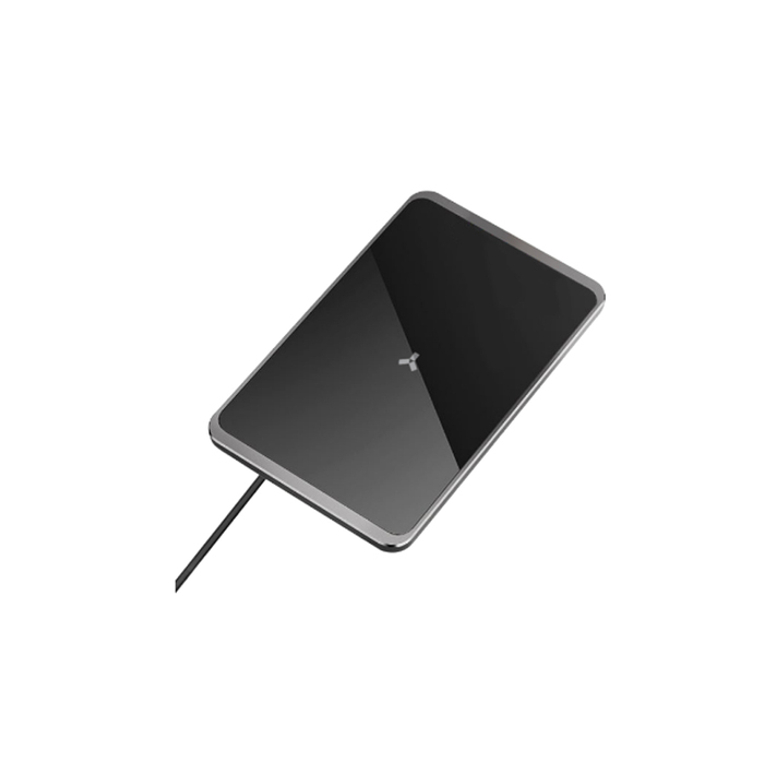 Беспроводное зарядное устройство ACCESSTYLE BERMUDA 15W, черный для нанесения логотипа