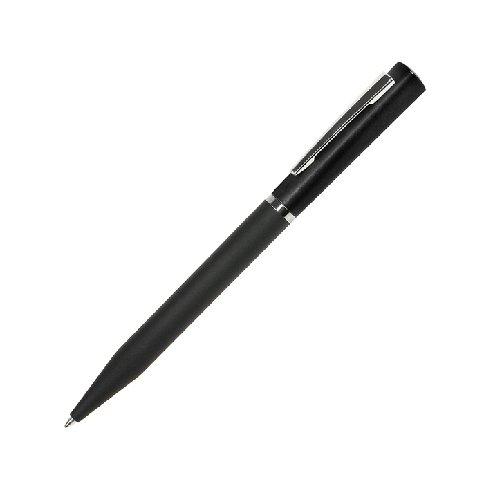 Ручка шариковая M1, пластик, металл, покрытие soft touch для нанесения логотипа