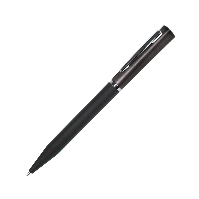 Ручка шариковая M1, пластик, металл, покрытие soft touch для нанесения логотипа
