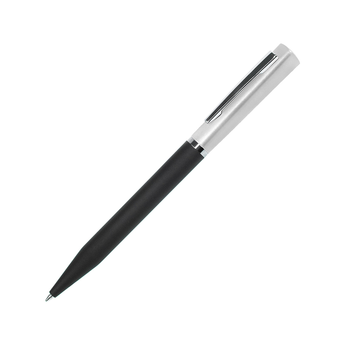 Ручка шариковая M1, пластик, металл, покрытие soft touch для нанесения логотипа