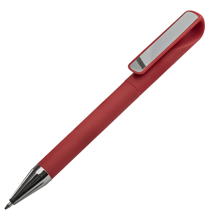 Ручка шариковая GLOSSY GUN с покрытием soft touch для нанесения логотипа
