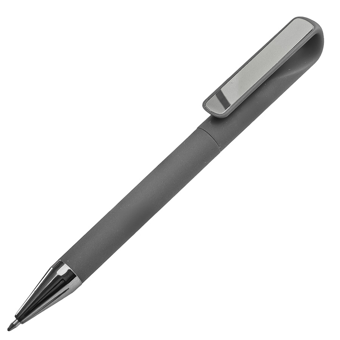 Ручка шариковая GLOSSY GUN с покрытием soft touch для нанесения логотипа