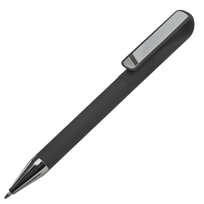 Ручка шариковая GLOSSY GUN с покрытием soft touch для нанесения логотипа
