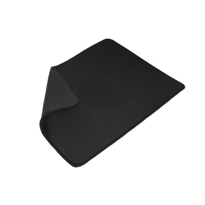 Коврик для мыши GLIDE S, 26*21*0,3см, прошитый край, черный для нанесения логотипа