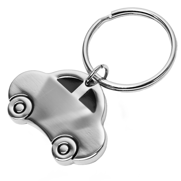 Брелок TITAN AUTO; 4,2 x 3 x 0,4 см; металл для нанесения логотипа