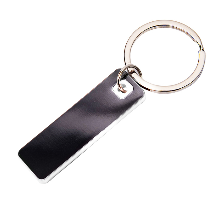Брелок TONER STICK; 5,28 x 1,6 x 0,42 см; белый; металл/пластик для нанесения логотипа