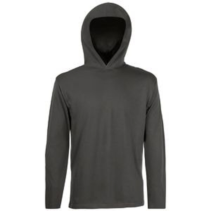 Футболка мужская "Long Sleeve Hooded T" для нанесения логотипа