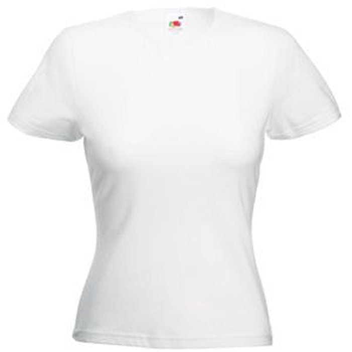 Футболка женская LADY FIT CREW NECK T 200 для нанесения логотипа