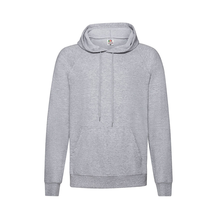 Толстовка без начеса LIGHTWEIGHT HOODED SWEAT 240 для нанесения логотипа