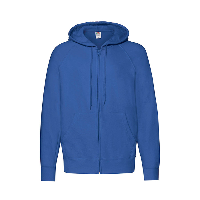 Толстовка без начеса LIGHTWEIGHT HOODED SWEAT JACKET 240 для нанесения логотипа