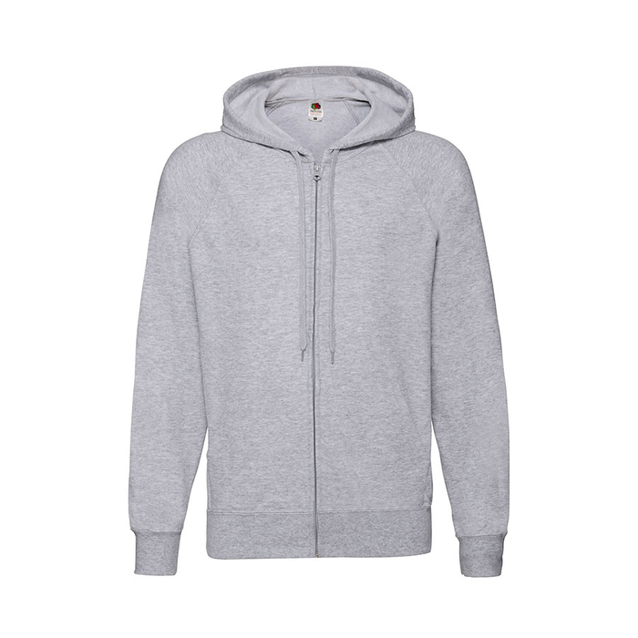 Толстовка без начеса LIGHTWEIGHT HOODED SWEAT JACKET 240 для нанесения логотипа
