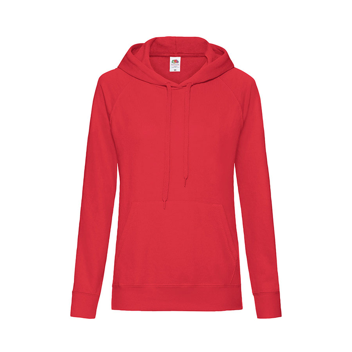 Толстовка женская без начеса LIGHTWEIGH HOODED SWEAT 240 для нанесения логотипа