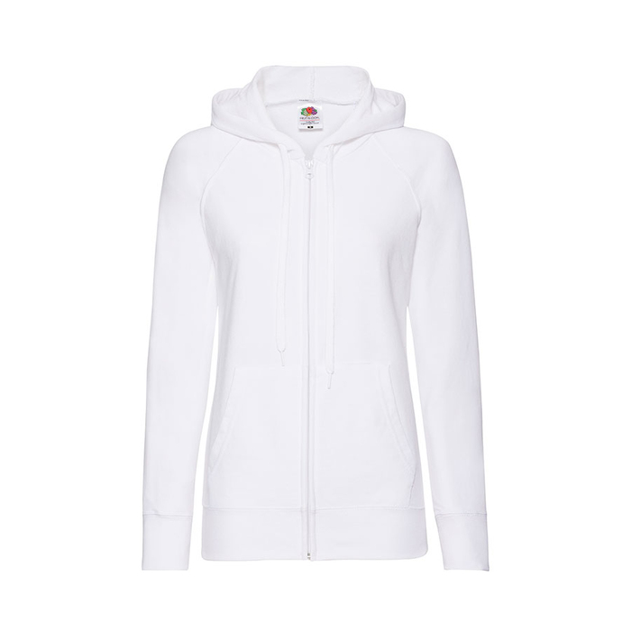 Толстовка женская без начеса LADIES LIGHTWEIGHT HOODED SWEAT 240 для нанесения логотипа