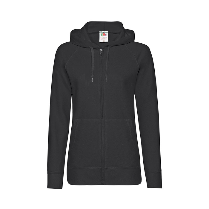 Толстовка женская без начеса LADIES LIGHTWEIGHT HOODED SWEAT 240 для нанесения логотипа